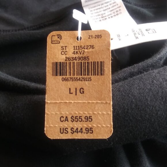 Pink Victoria's Secret women's size L black with multicolored logo leggings - Picture 13 of 14